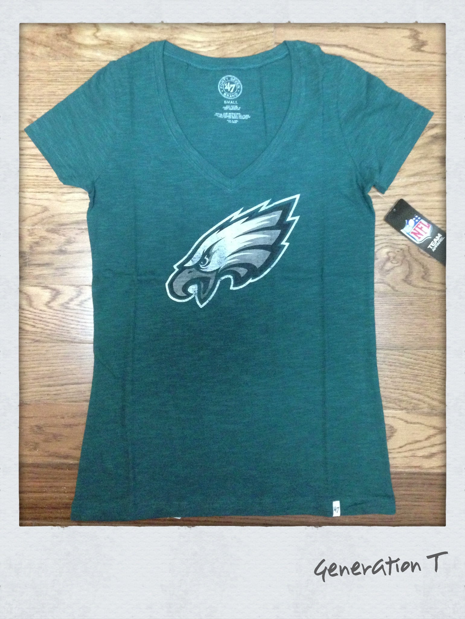 women's vintage philadelphia eagles t shirt