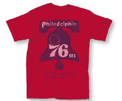 vintage 76ers shirt