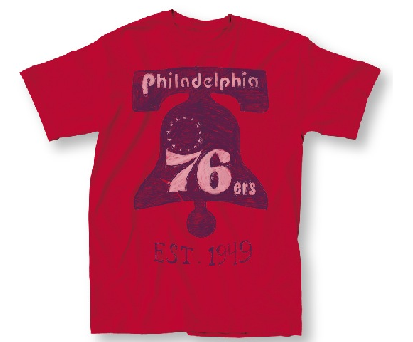 vintage sixers shirt