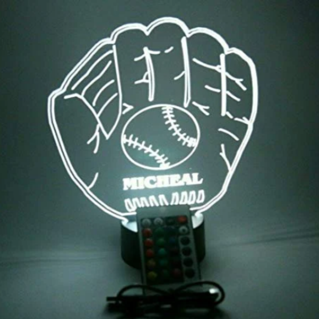 baseball glove night light