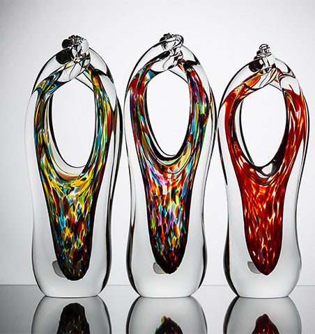 unity glass sculpture