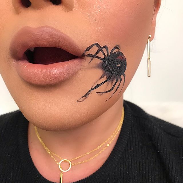 spider flower tattoo