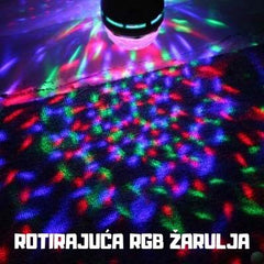 ROTIRAJUĆA RGB ŽARULJA