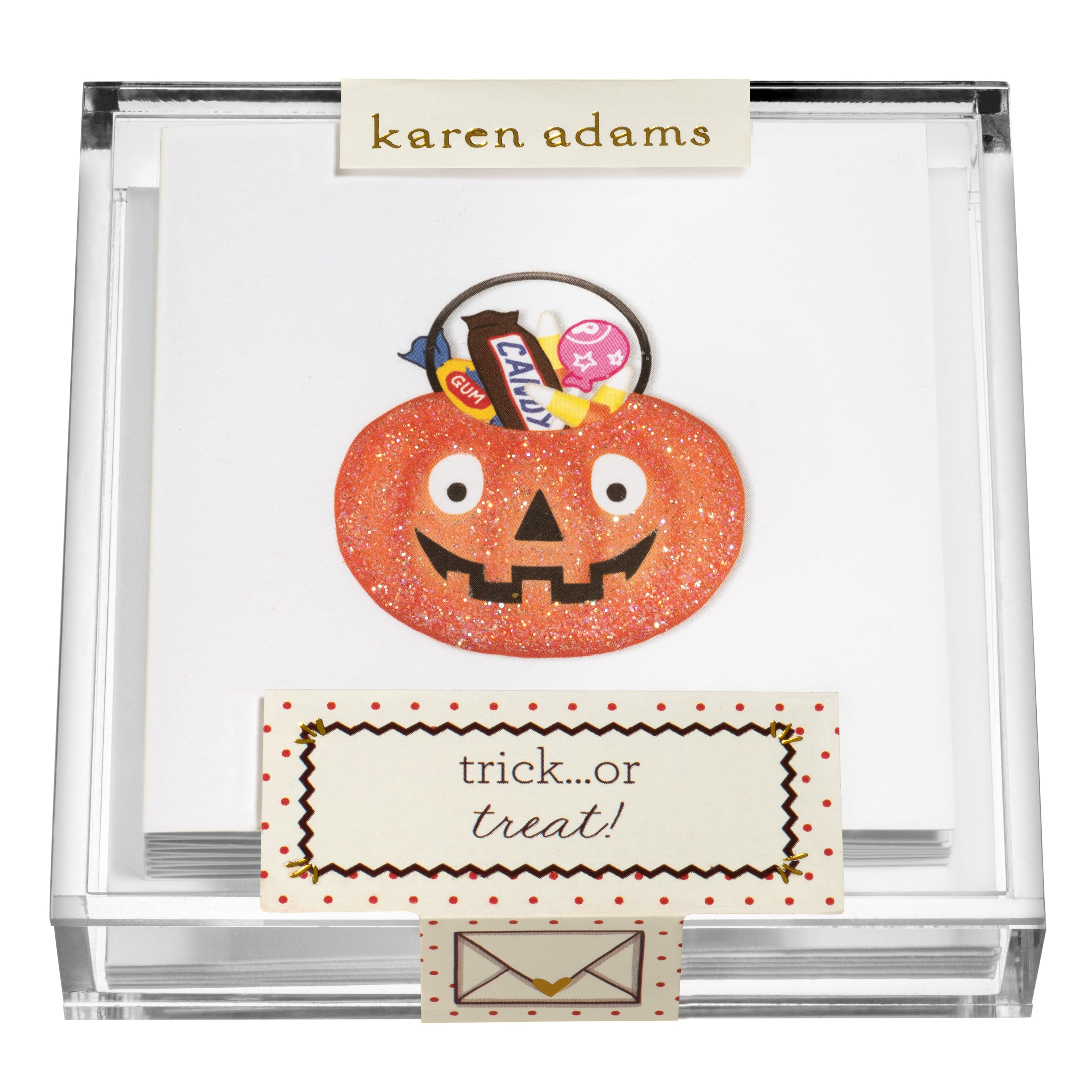 Trick Or Treat Gift Enclosures In Acrylic Box Karen Adams Designs