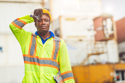 Worker in PPE - Heat illness