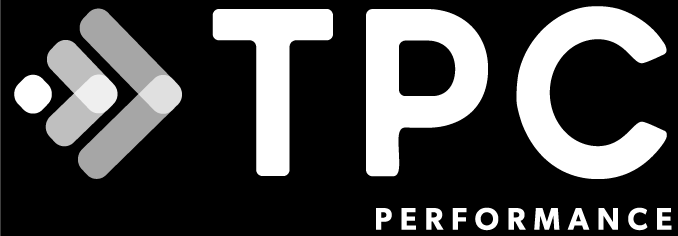 TPC Performance white logo