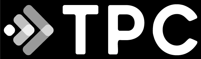 TPC white logo