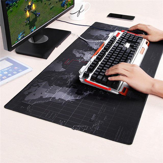 Large World Map Mouse Pad Terra Gaming