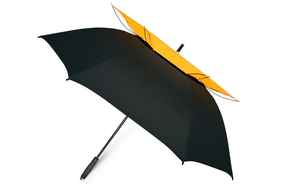 umbrella with wind flaps