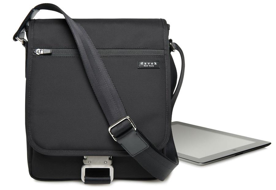 Black Tablet Shoulder Bag | Tablet Carrying Bag | Davek Tablet Bag ...