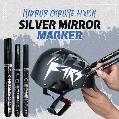 0.7mm 1.0mm 3.0mm High Gloss Liquid Mirror Chrome Marker Paint Pen Silver  Gold