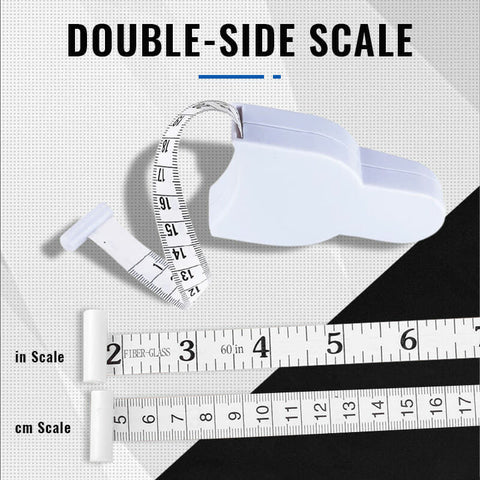 Digital Body Circumference Tape withWaist Biceps Measurement  withAuto-Locking and Retractable