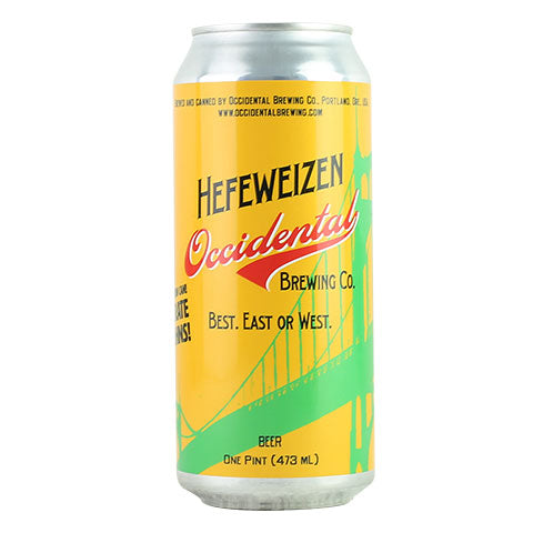 Occidental Hefeweizen – CraftShack - Buy craft beer online.