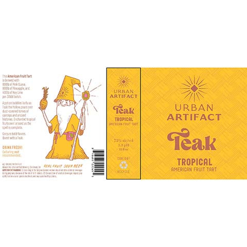 Urban Artifact Teak American Fruit Tart Ale CraftShack Buy Craft   Urban Artifact Teak American Fruit Tart Ale 12OZ BTL 535x 