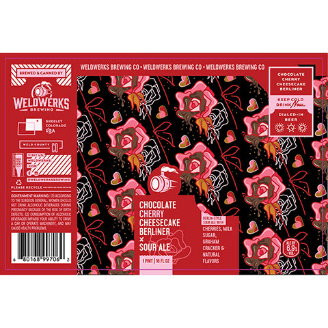 Weldwerks Chocolate Cherry Cheesecake Berliner – CraftShack - Buy craft  beer online.