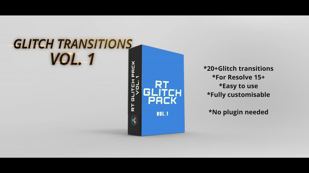 glitch transition davinci resolve