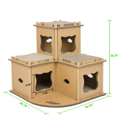 Feline Fortress Cat House Dimensions