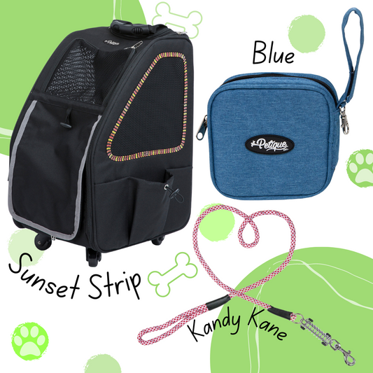 Petique Happy Camper Pet Carrier for Dog, Cat, Small Animal