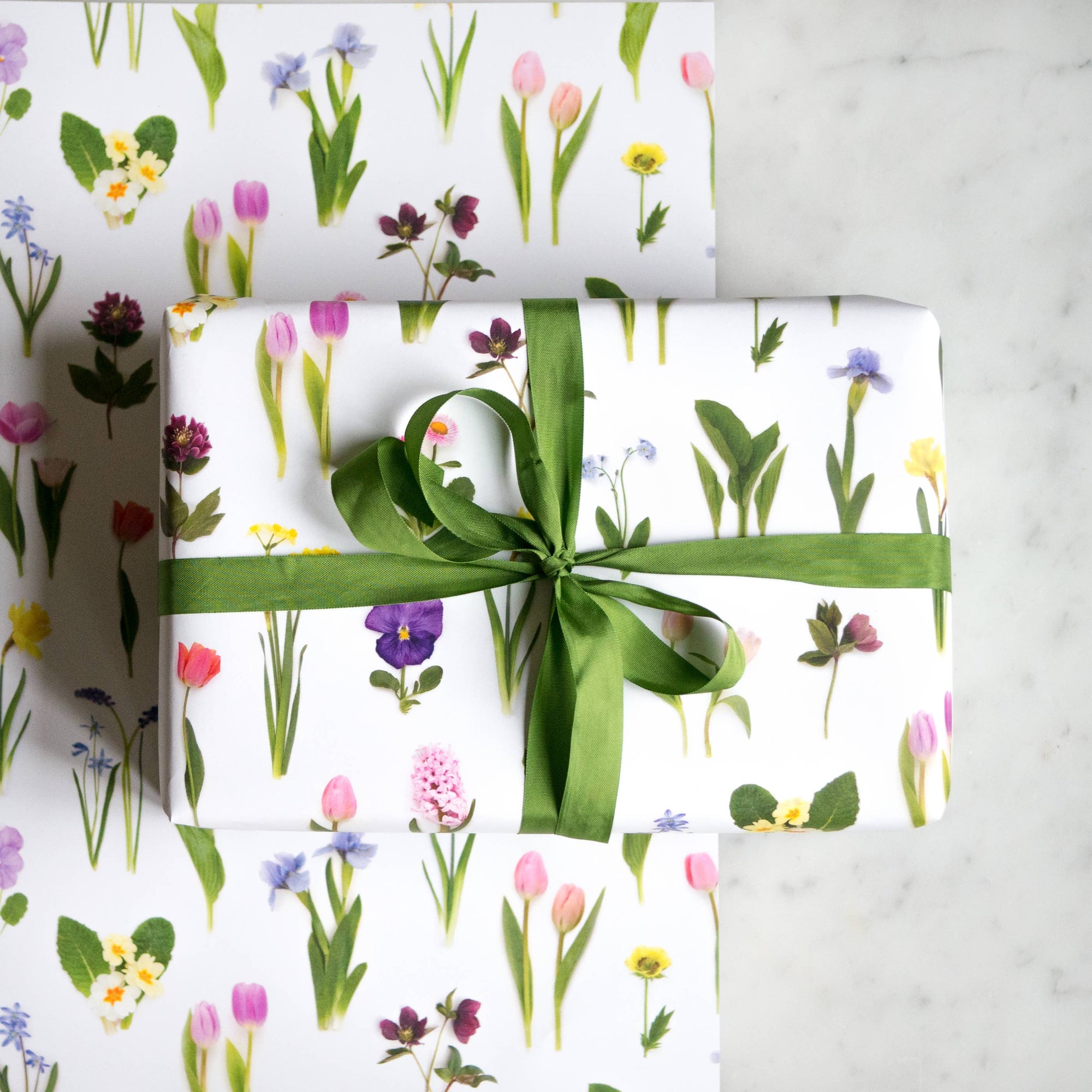 Violets Wrapping Paper, Floral Wrapping Paper, Spring Wrapping Paper,  Summer Wrapping Paper, Wild Flowers Wrapping Paper, Wrapping Paper For 