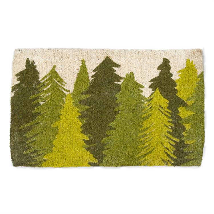 Woodland Trees Coir Doormat