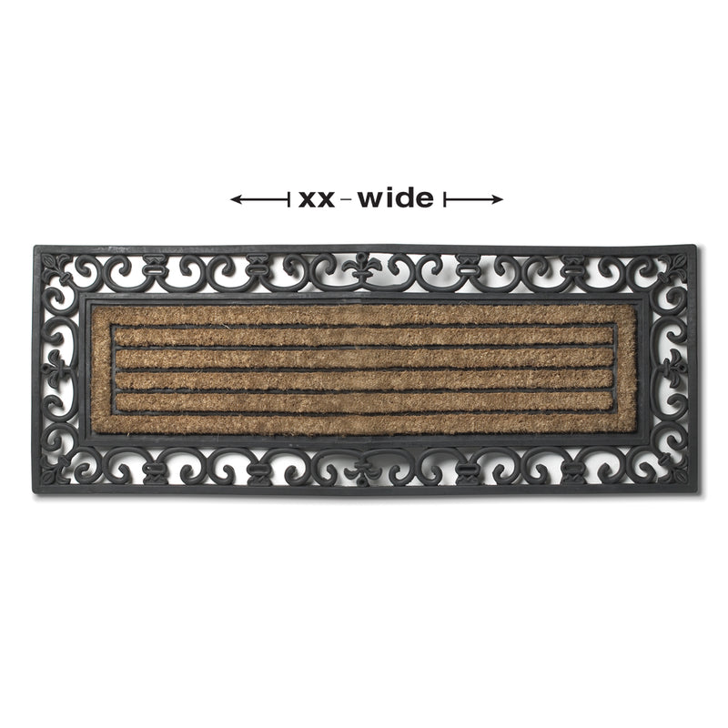 Esschert Design Double Rubber Braided Doormat