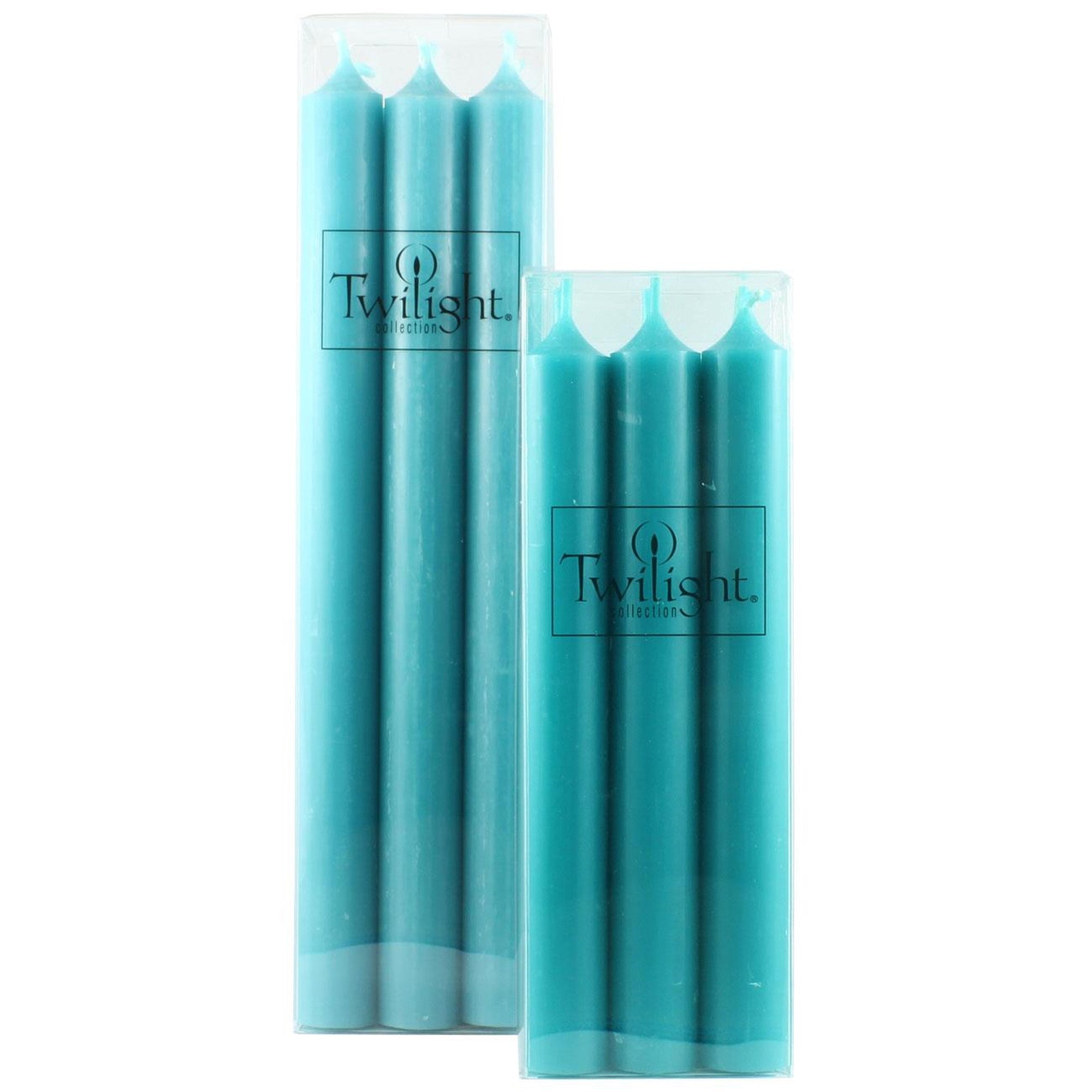 turquoise candles