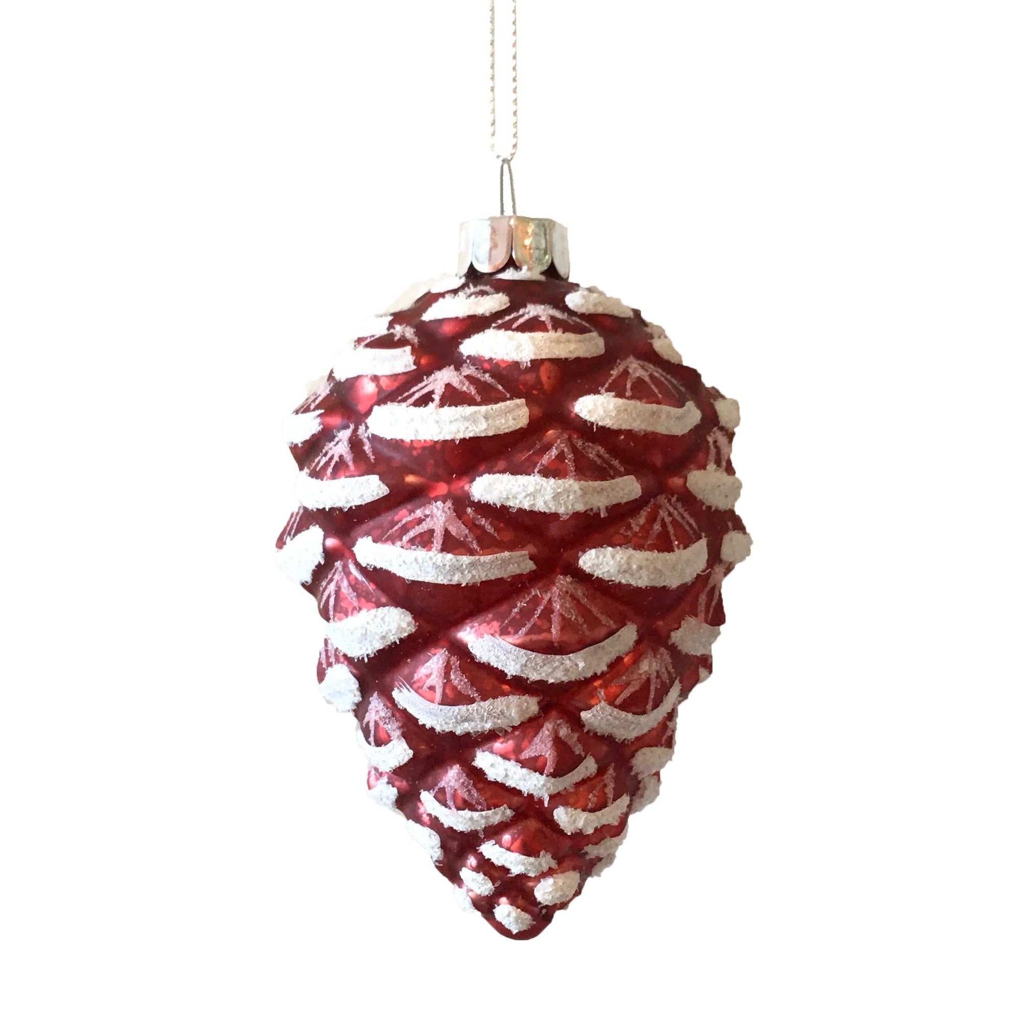 red glass ornaments