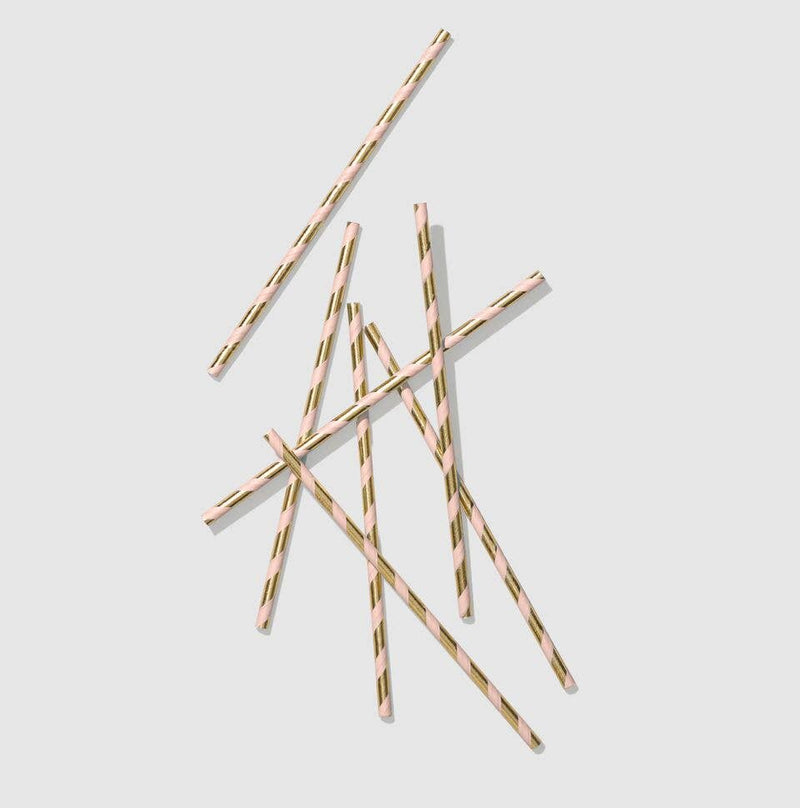 Flamingo Honeycomb Straws (10 per pack) - Coterie