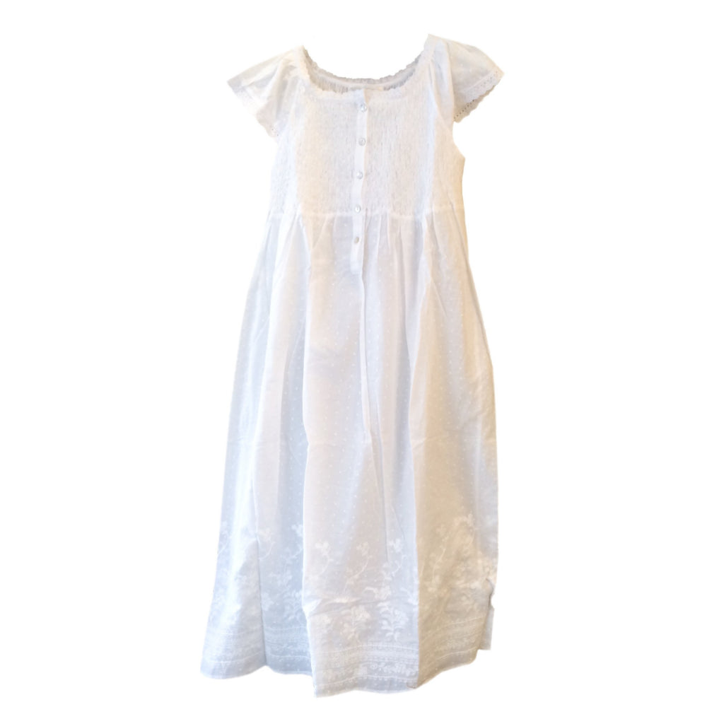 white cotton nightgown canada