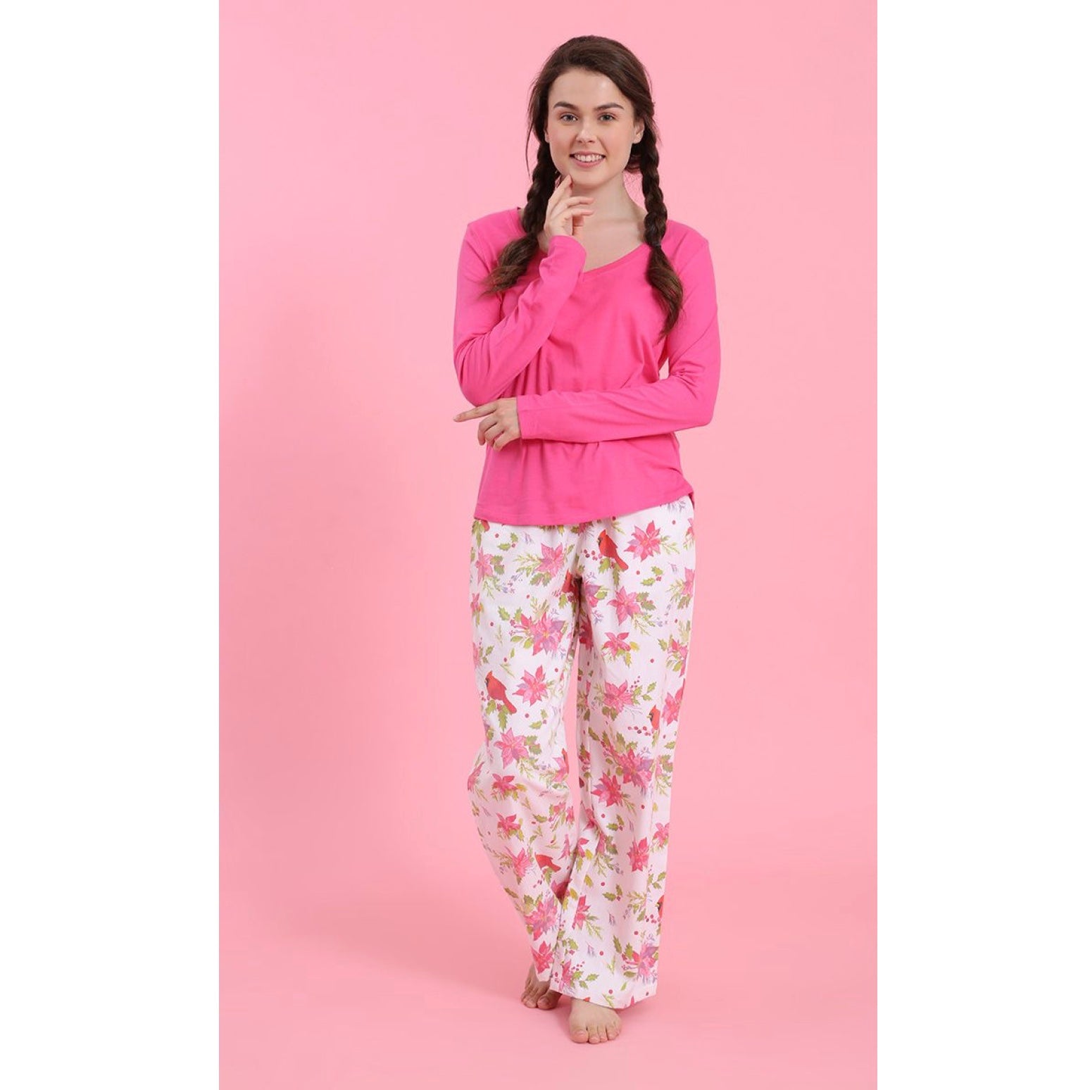 Mahogany Women's Jardin Cotton Pajama Pant in a Bag