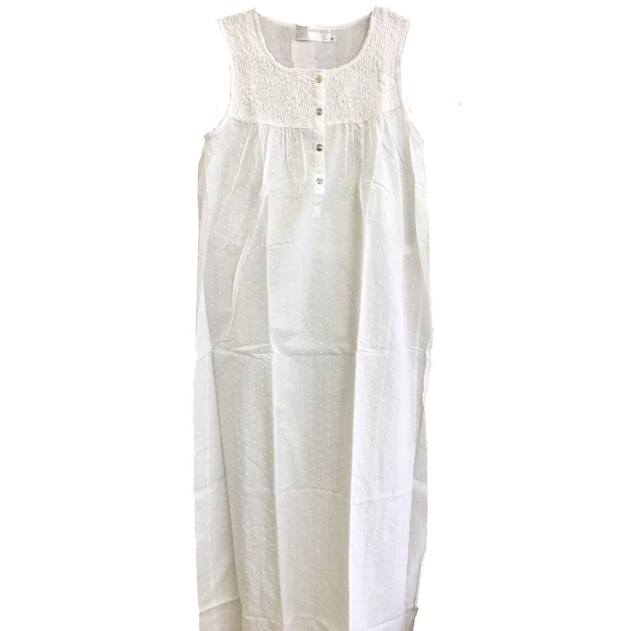 Victoriana White Cotton Night Gowns - Le Petite Putti - Toronto Canada ...