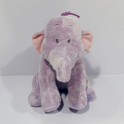 purple stuffed elephant