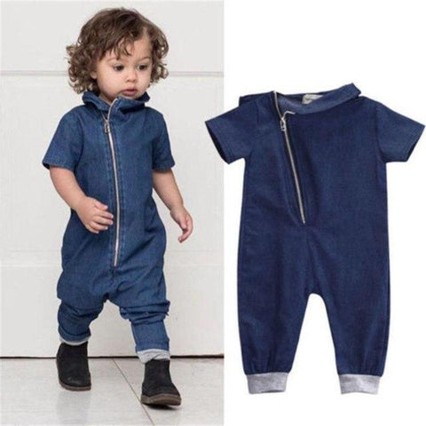 kids denim jumpsuit