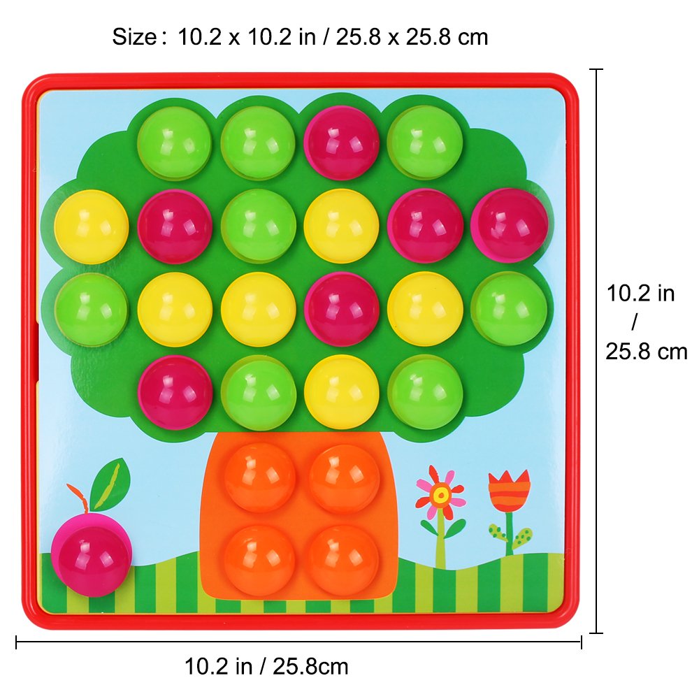 amosting color matching mosaic pegboard