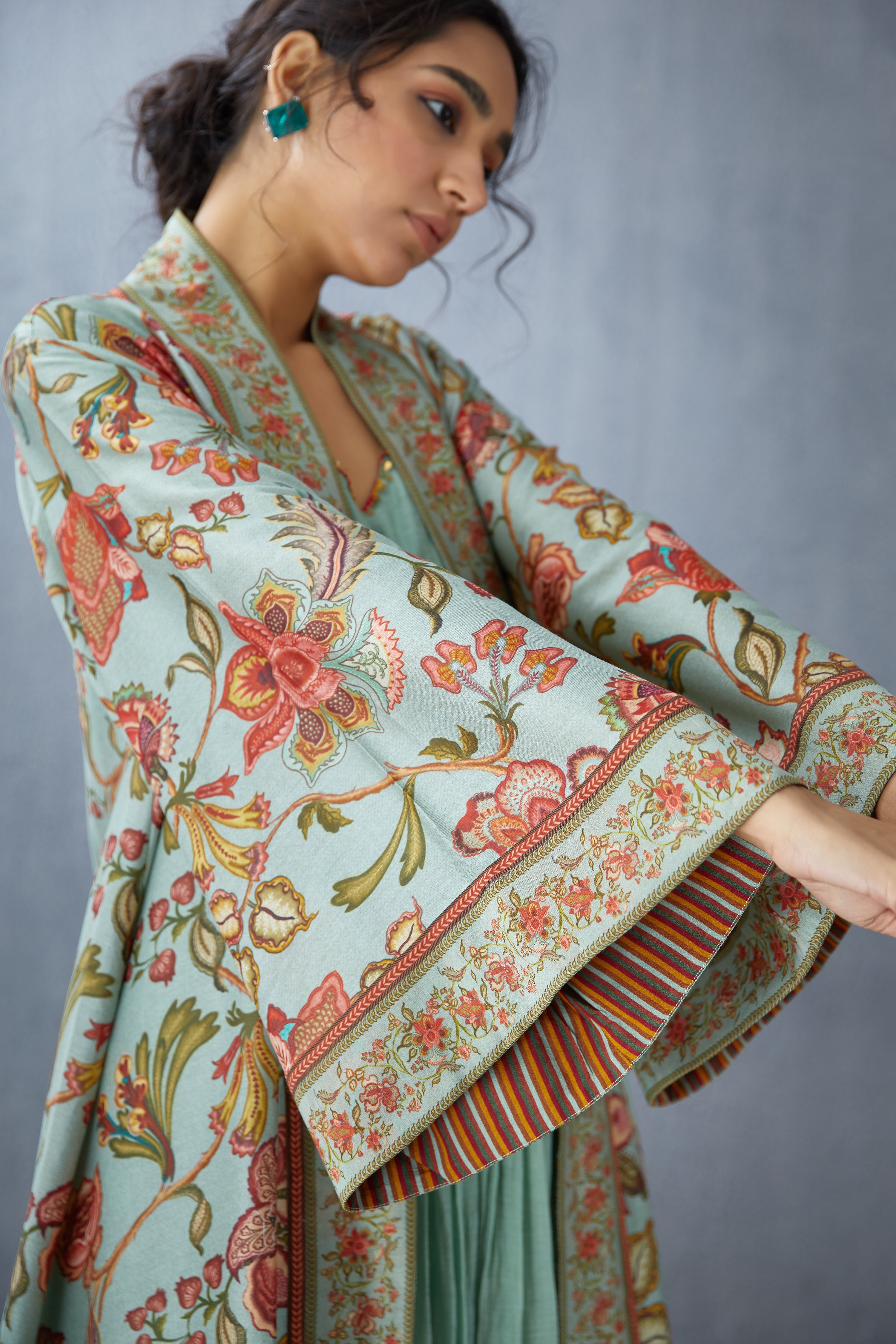 Champa Jaal Chintz Printed Chola – Torani India