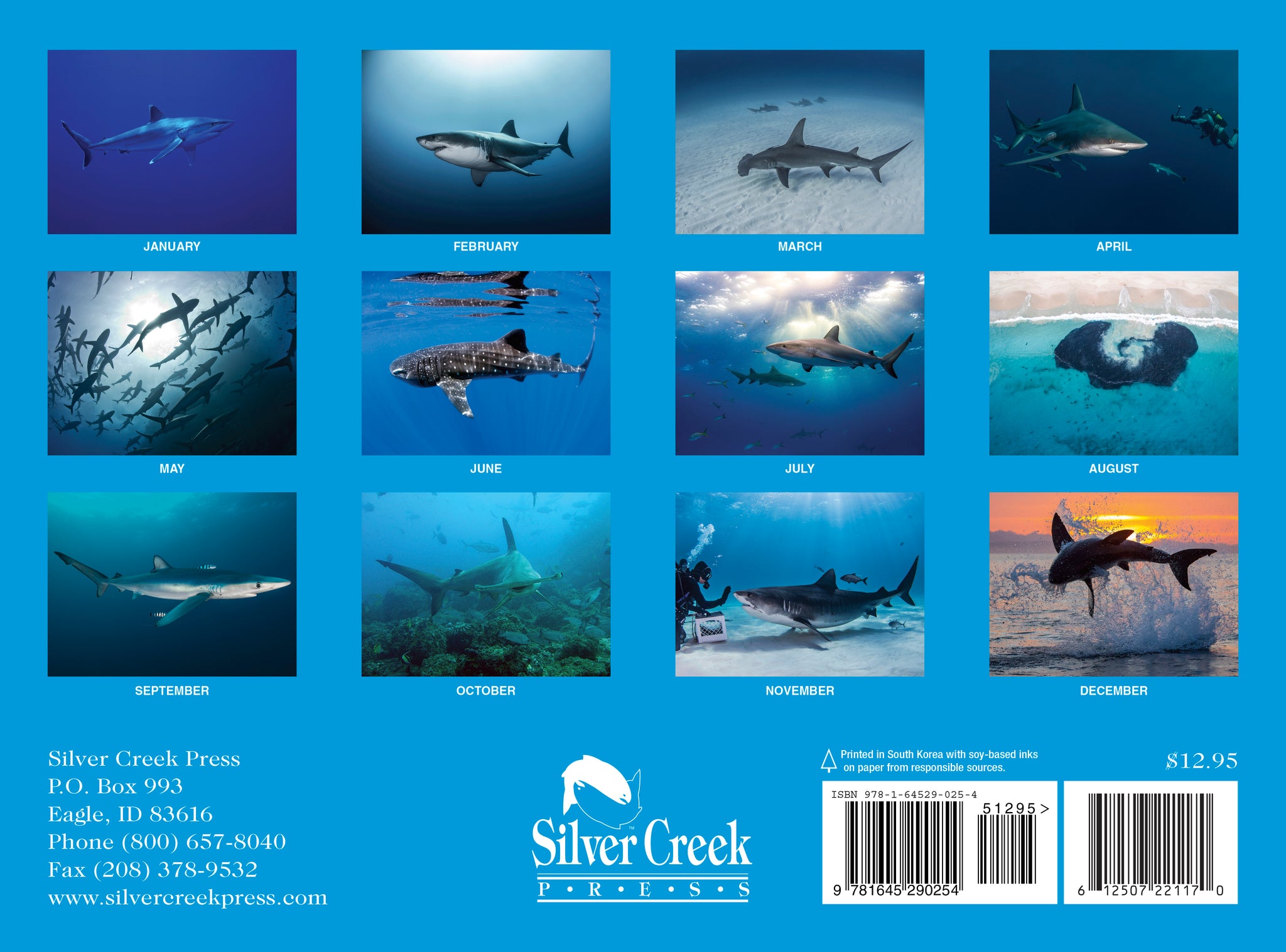 2021 Sharks Calendar Silver Creek Press