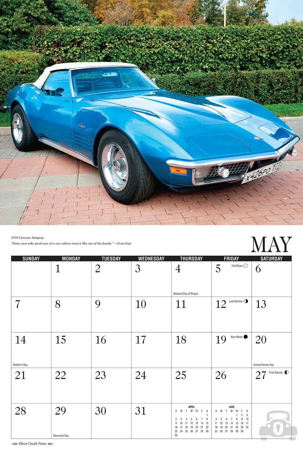 2023 Classic Cars Calendar - Silver Creek Press