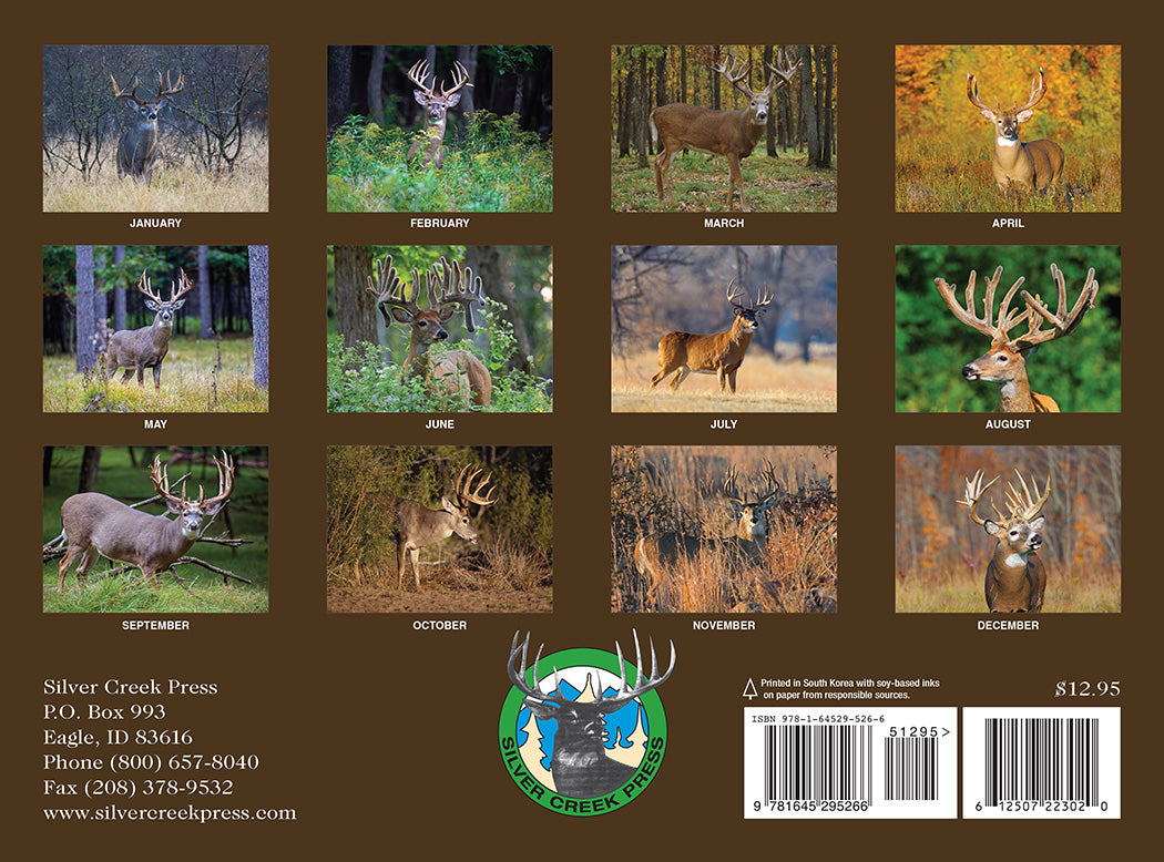 2023 Whitetail Deer Calendar Silver Creek Press