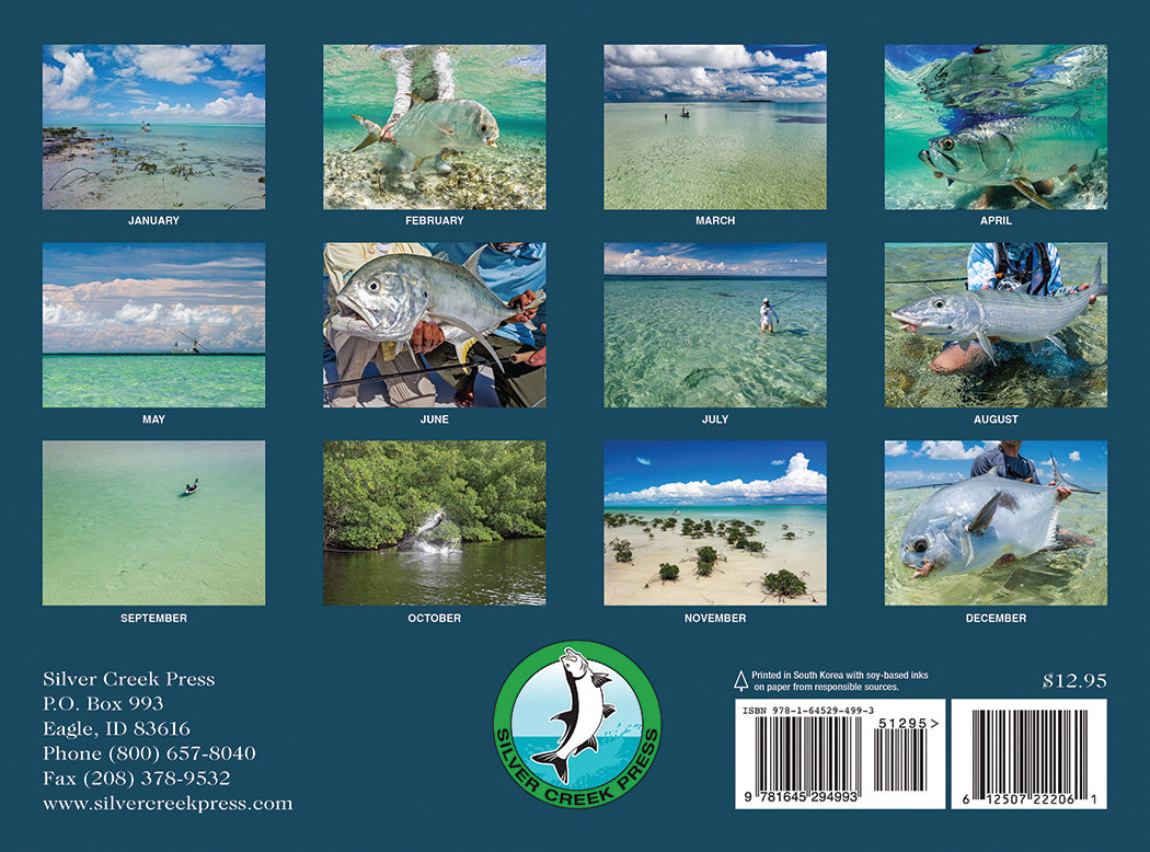 2022 Saltwater Fly Fishing Calendar - Silver Creek Press