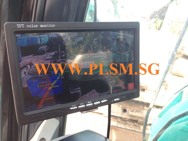 Reverse Camera with LCD Screen for Kobelco Hydraulic Excavators in Singapore