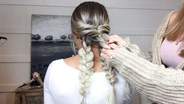 2 Braided Hearts | Valentine's Day Hairstyle - Babes In Hairland