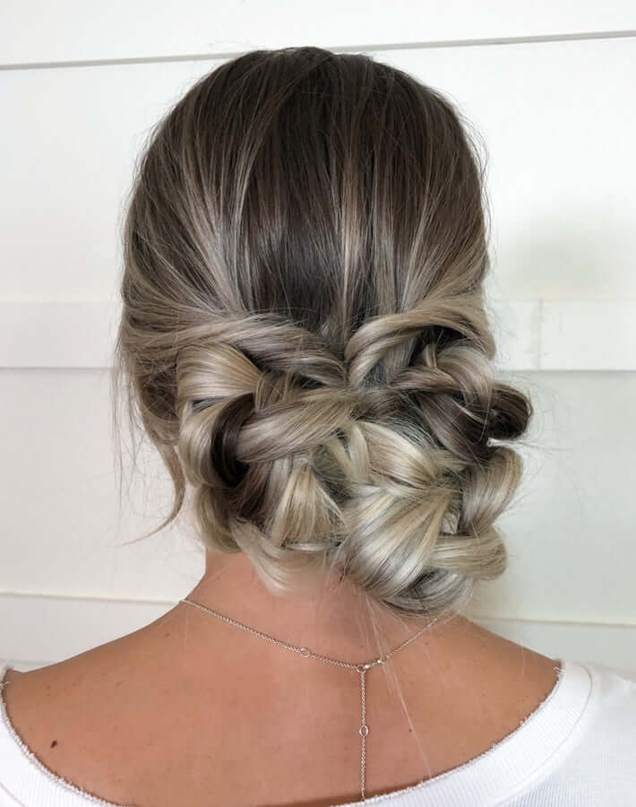 Easy Romantic Braided Updo - Babes In Hairland