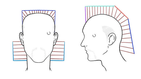 Basic Tiger King hair cut angles