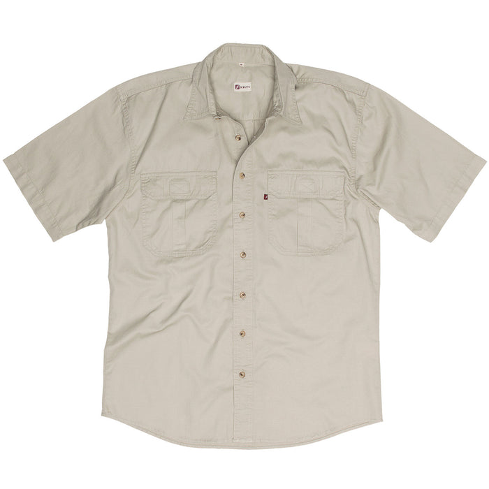 Salty Short Sleeve Mens Safari Bush Shirt – Safety Supplies: National ...