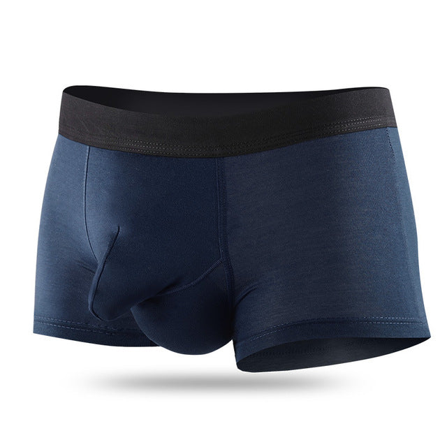 Men's Modal Elephant Separate Pouch Boxer Briefs | Omffiby