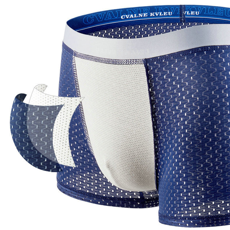 4Pcs Mesh Breathable Ice Silk Underwear Boxer – Omffiby