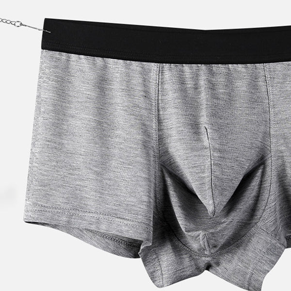 Men's Modal Elephant Separate Pouch Boxer Briefs | Omffiby