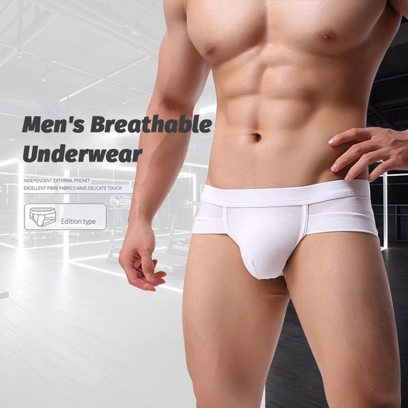 Modal Breathable Underwear U Convex Pouch Briefsomffiby 1379