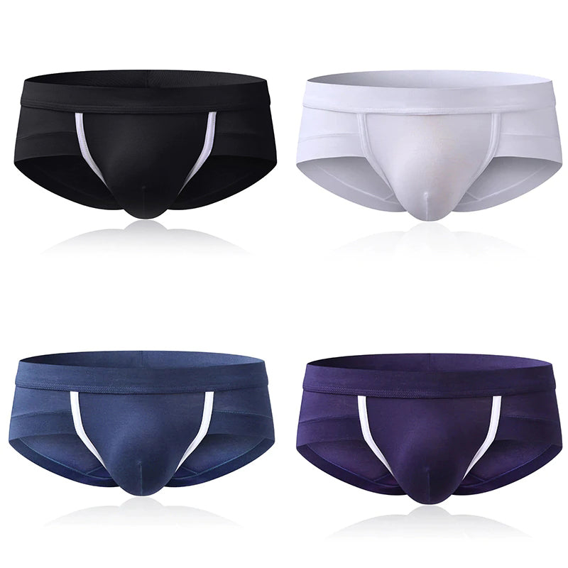4 Pcs Modal Breathable Underwear U Convex Pouch Briefs | Omffiby