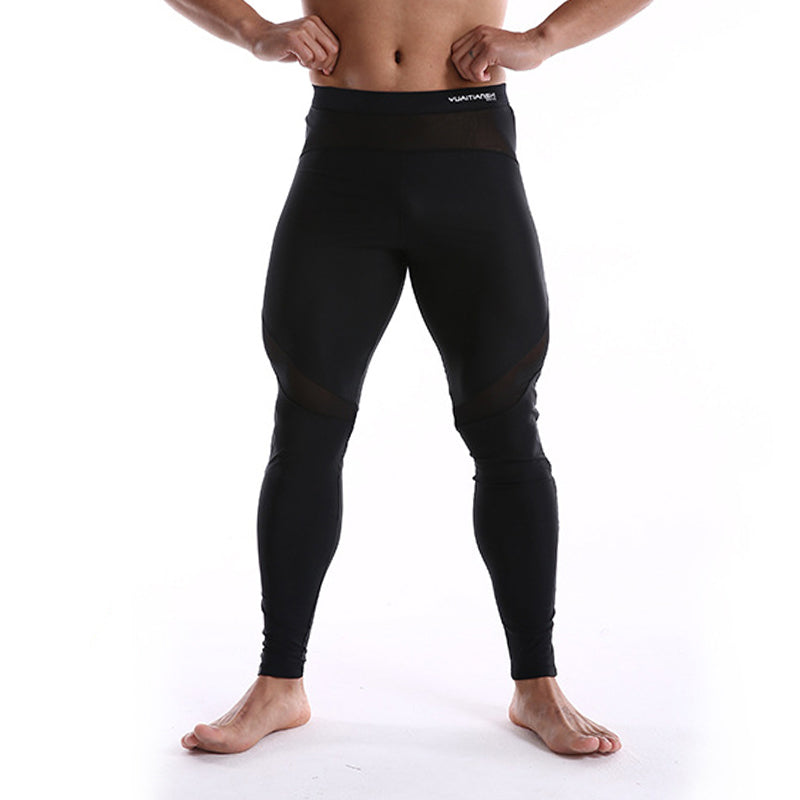 Mens Nylon Mid Waist Sports Trousers | Omffiby